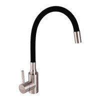 Смеситель для кухни Haiba SUS 011 с силиконовым изливом HB3790