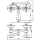 Змішувач для ванни Haiba DOMINOX 142 (HB0067)