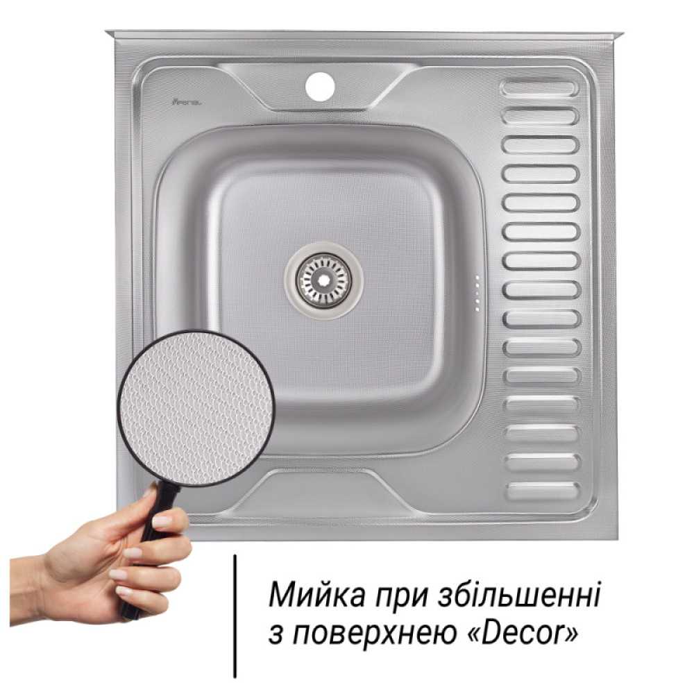 Мийка Imperial 6060-L Decor (IMP6060LDEC)