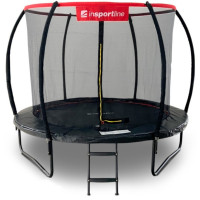 Батут із внутрішньою сіткою inSPORTline Flea PRO 366 см чорний (23880)