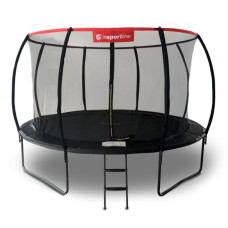 Батут с внутренней сеткой inSPORTline Flea PRO 430 см черный (23881)