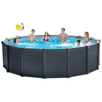 Басейн панельний Intex 478 x 124 см - графітовий (6941057421681)