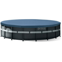 Басейн каркасний 11 в 1 INTEX 26330 549 см - графітовий (DM-26330)