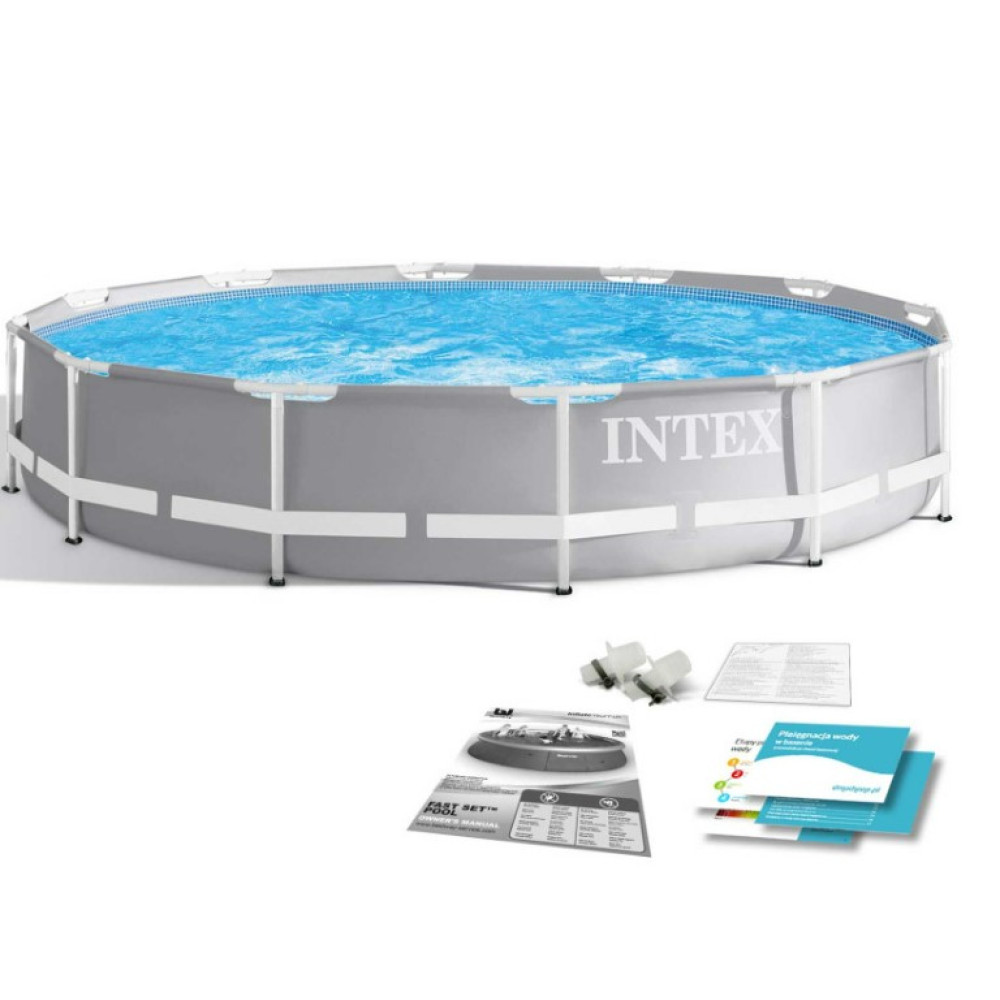 Бассейн каркасный 4 в 1 INTEX 26712, 366 x 76 см (DM-26712-4W1)