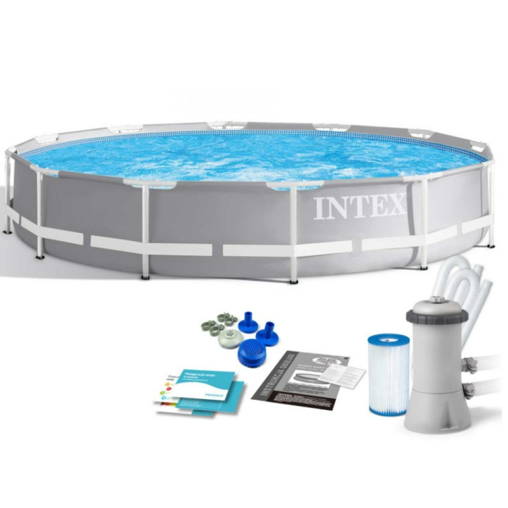 Бассейн каркасный 9 в 1 INTEX 26712GN, 366 x 76 см (DM-26712GN)