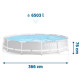 Бассейн каркасный 9 в 1 INTEX 26712GN, 366 x 76 см (DM-26712GN)