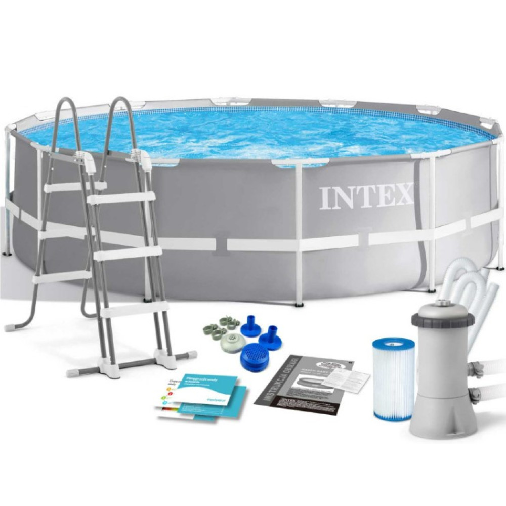 Бассейн каркасный 4 в 1 INTEX 26716GN, 366 x 99 см (DM-26716GN)