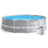 Бассейн каркасный 4 в 1 INTEX 26716GN, 366 x 99 см (DM-26716GN)