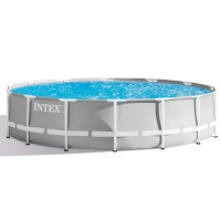 Басейн каркасний 21 в 1 INTEX 26720, 427 х 107 см + машина для створення бульбашок (DM-26720-M)