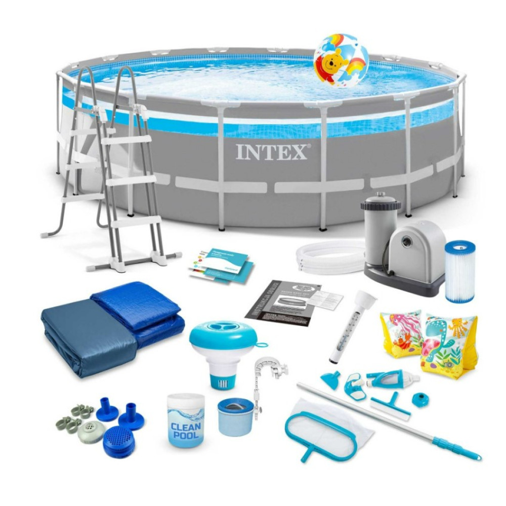 Басейн каркасний 20 в 1 Intex 26730, 488 x 122 см (DM-26730-20W1)
