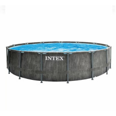 Бассейн каркасный 12 в 1 INTEX 126744 549 x 122 см, темно-серый (DM-26744)