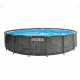 Бассейн каркасный 12 в 1 INTEX 126744 549 x 122 см, темно-серый (DM-26744)