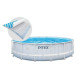 Бассейн каркасный 17 в 1 INTEX 26746, 488 х 122 см, бело-синий (DM-26746-17W1)