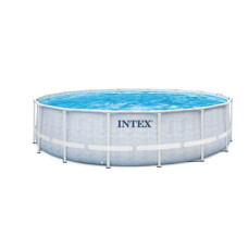 Бассейн каркасный 17 в 1 INTEX 26746, 488 х 122 см, бело-синий (DM-26746-17W1)