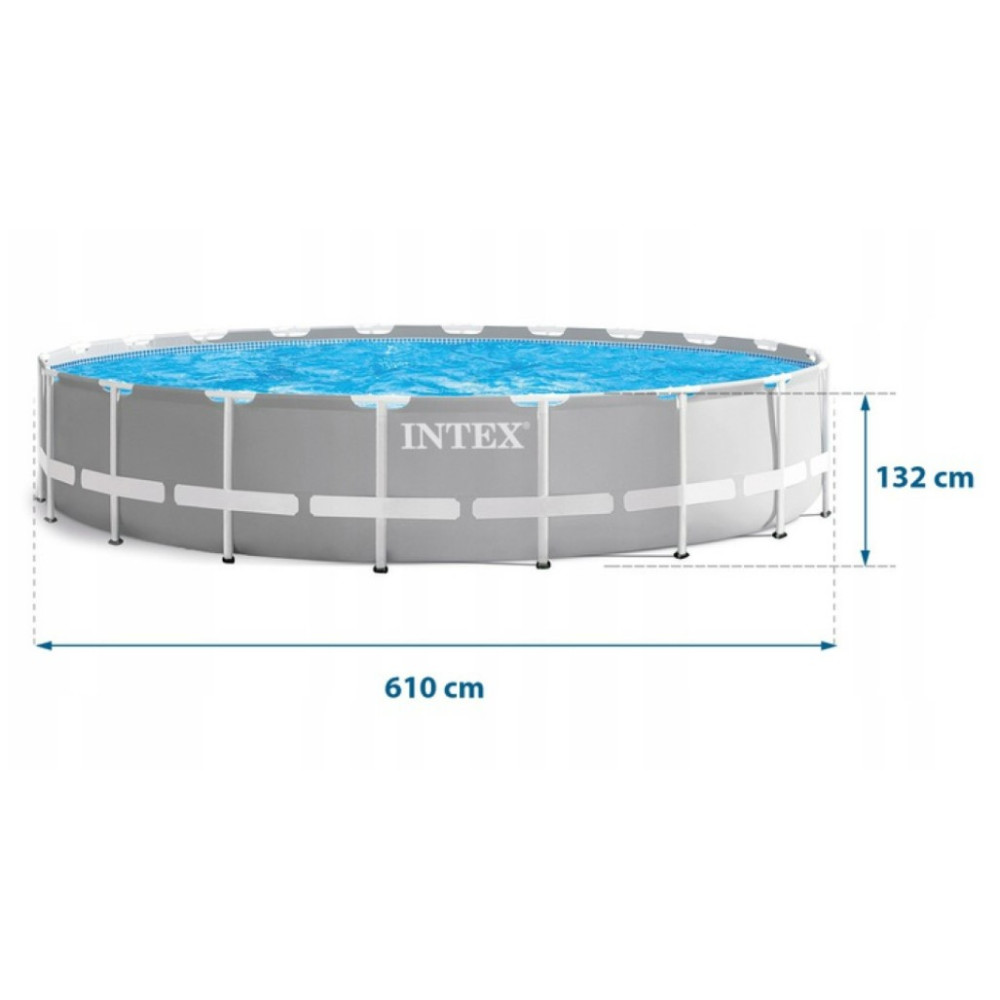 Басейн каркасний 20 в 1 Intex 26756, 610 х 132 см (DM-26756-20W1)