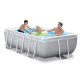 Бассейн каркасный прямоугольный 18 в 1 INTEX 26784, 300 x 175 x 80 см + пузырьковая машина (DM-26784-M)