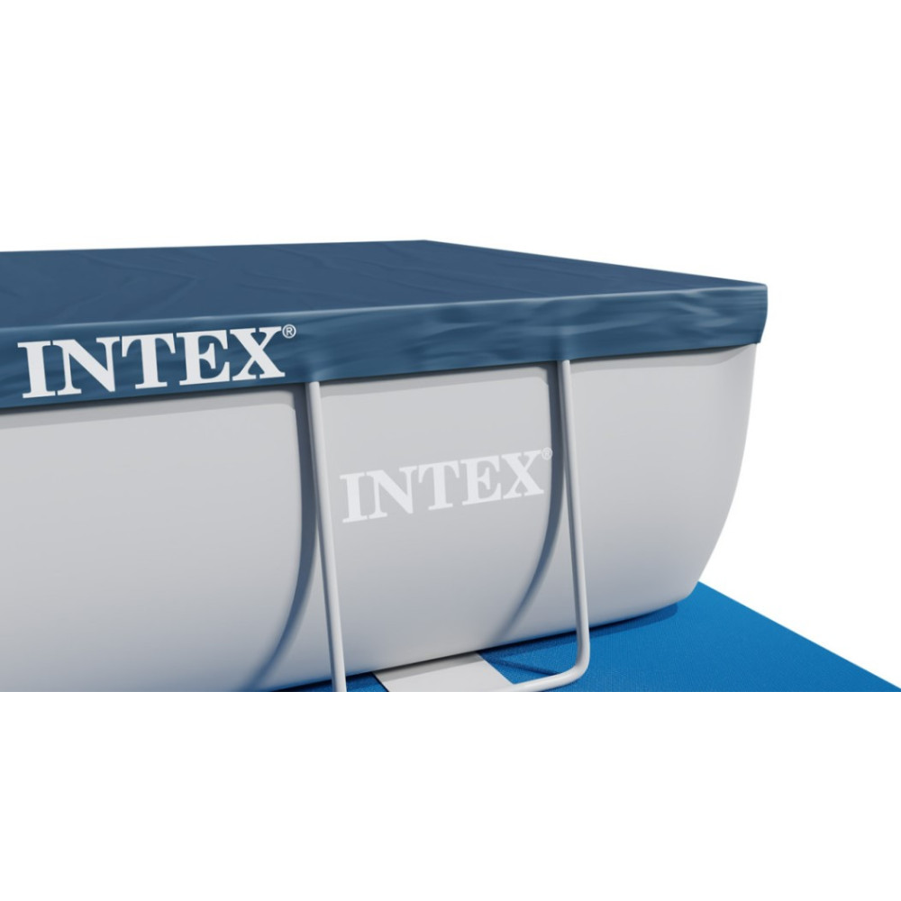 Бассейн каркасный прямоугольный 18 в 1 INTEX 26792, 488 x 244 x 107 см, серый (DM-26792-17W1)