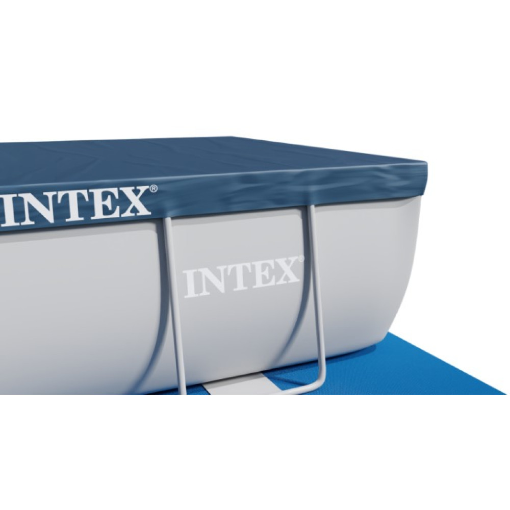 Бассейн каркасный прямоугольный 21 в 1 INTEX 26792, 488 x 244 x 107 см + пузырьковая машина (DM-26792-M)
