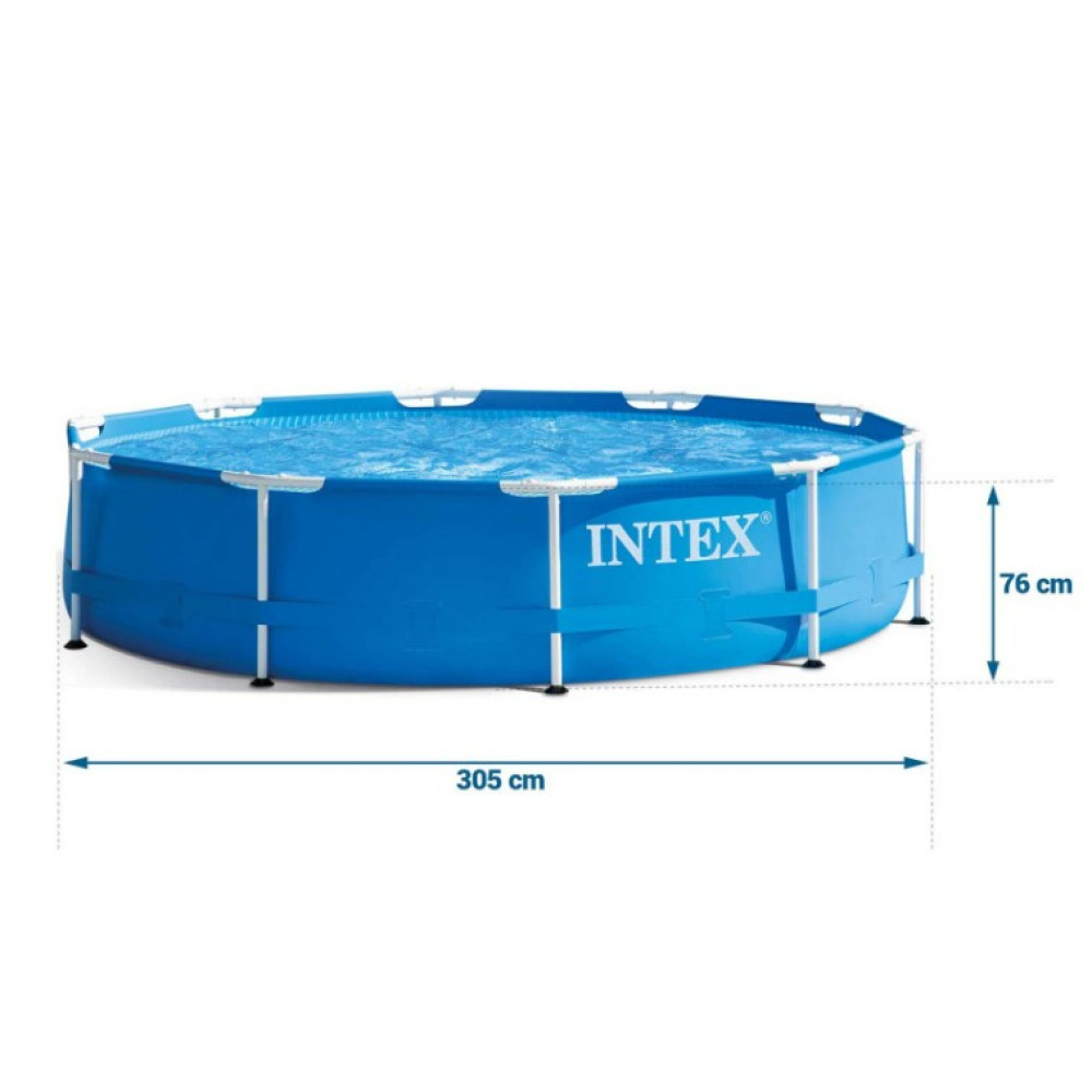 Бассейн каркасный 9 в 1 INTEX 28202GN, 305 x 76 см, синий (DM-28202GN)