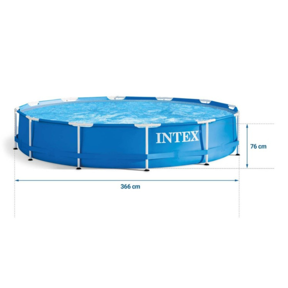 Бассейн каркасный 9 в 1 INTEX 28212, 366 x 76 см (DM-28212)