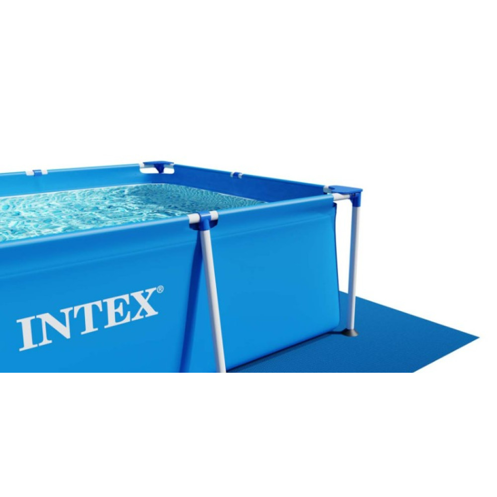 Бассейн каркасный прямоугольный 15 в 1 INTEX 28273, 450 x 220 x 84 см + машина для создания пузырей (DM-28273-M)