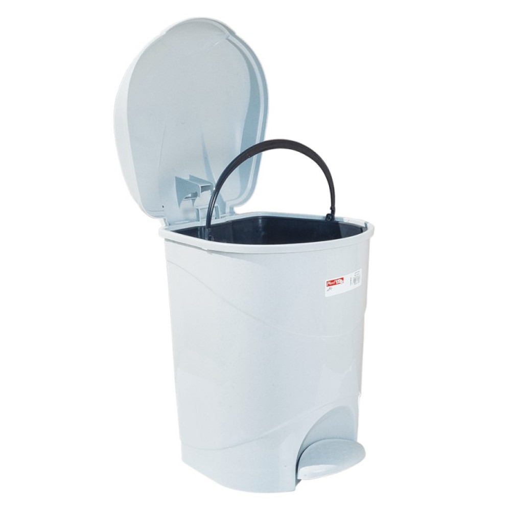 Відро для сміття Irak Plastik Bella з педаллю №2 19 л сіре (4562)