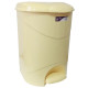 Відро для сміття Irak Plastik Bella з педаллю №3 30 л жовте (4837)