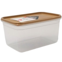Контейнер Irak Plastik Flexy Box 1,3 л прямокутний прозорий кремовий (13220)