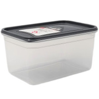 Контейнер Irak Plastik Flexy Box 1,3 л прямокутний прозорий антрацит (13221)