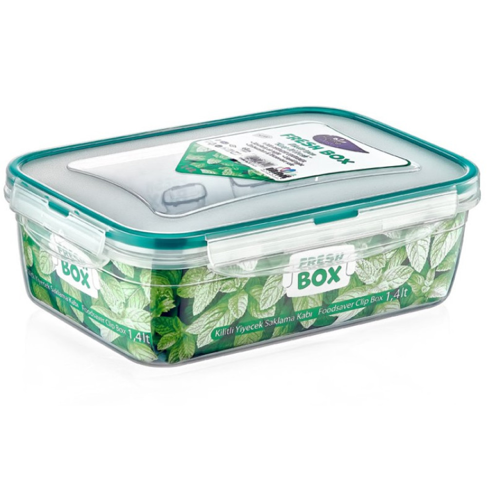 Контейнер Irak Plastik Fresh Box 0,8 л прямокутний прозорий (6449)