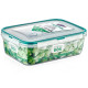 Контейнер Irak Plastik Fresh Box 0,8 л прямокутний прозорий (6449)