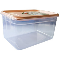 Контейнер Irak Plastik Flexy Box 1,3 л прямоугольный прозрачный оранжевый (6511)