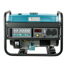 Генератор бензиновый газ/бензин Konner&Sohnen 2.6/3 кВт KS 3000G