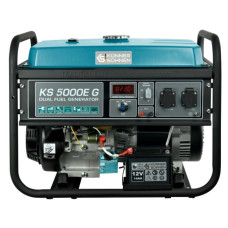 Генератор бензиновый газ/бензин Konner&Sohnen 4/4.5 кВт KS 5000E G