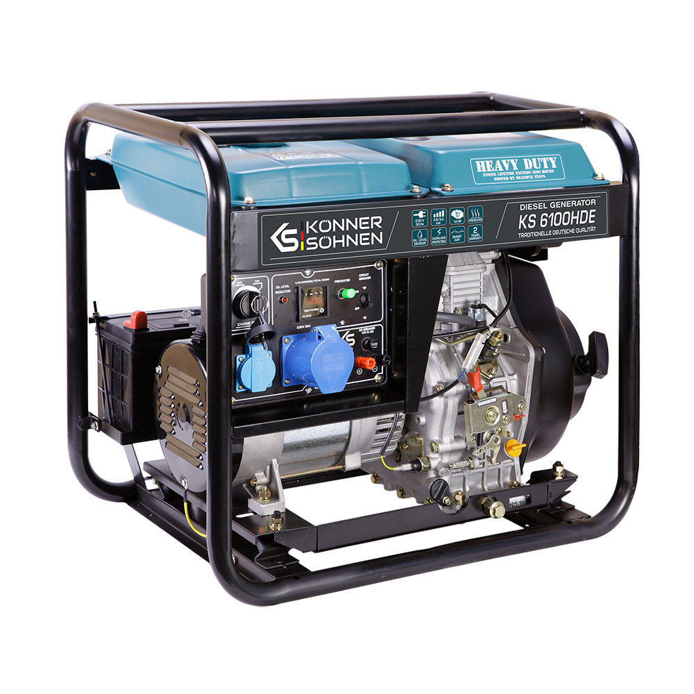 Генератор дизельный Konner&Sohnen 5/5.5 кВт KS 6100HDE