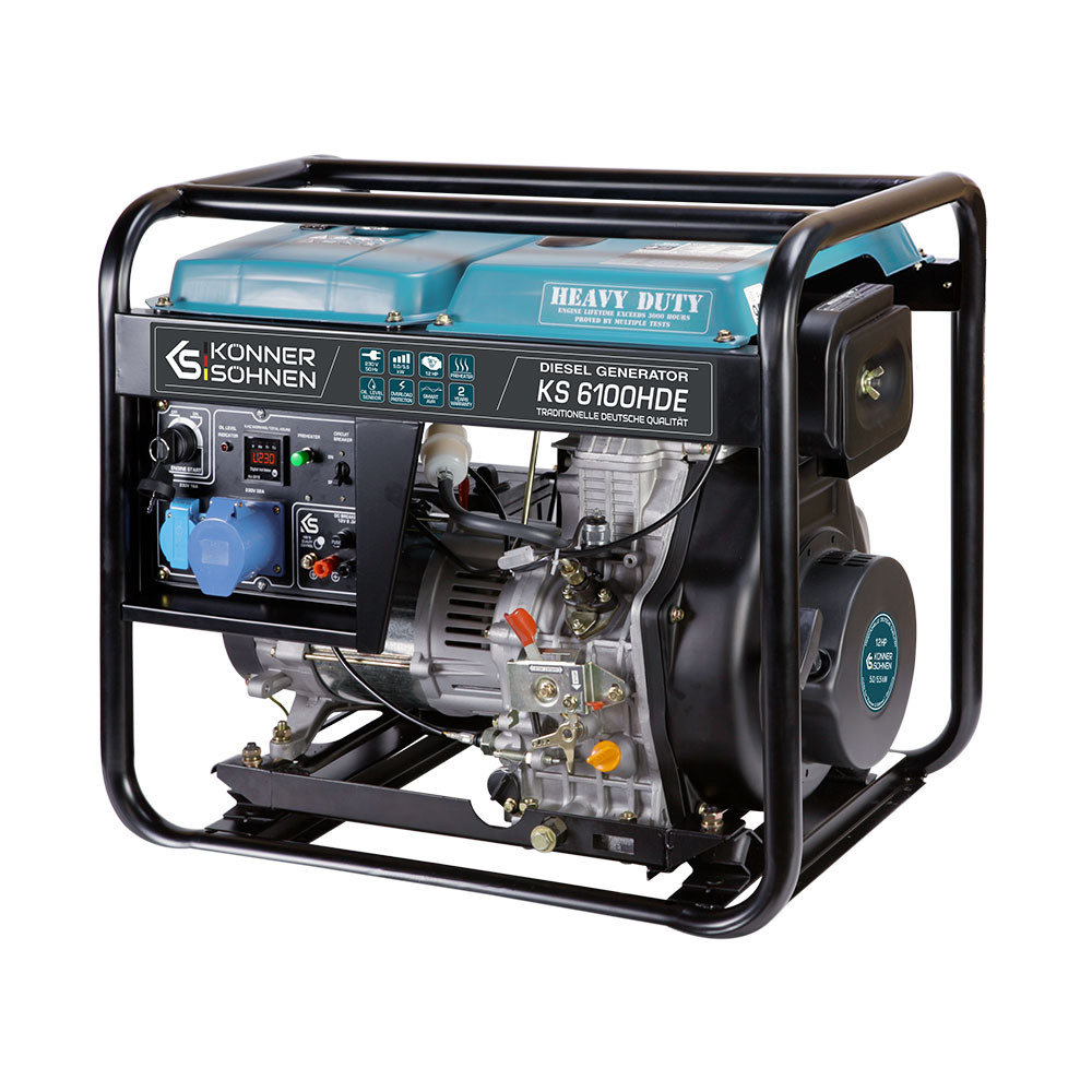 Генератор дизельный Konner&Sohnen 5/5.5 кВт KS 6100HDE