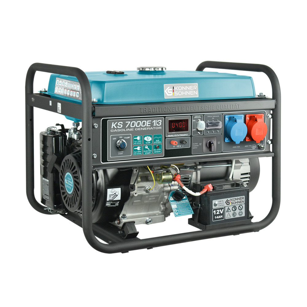 Генератор бензиновий Konner&Sohnen KS 7000E 1/3