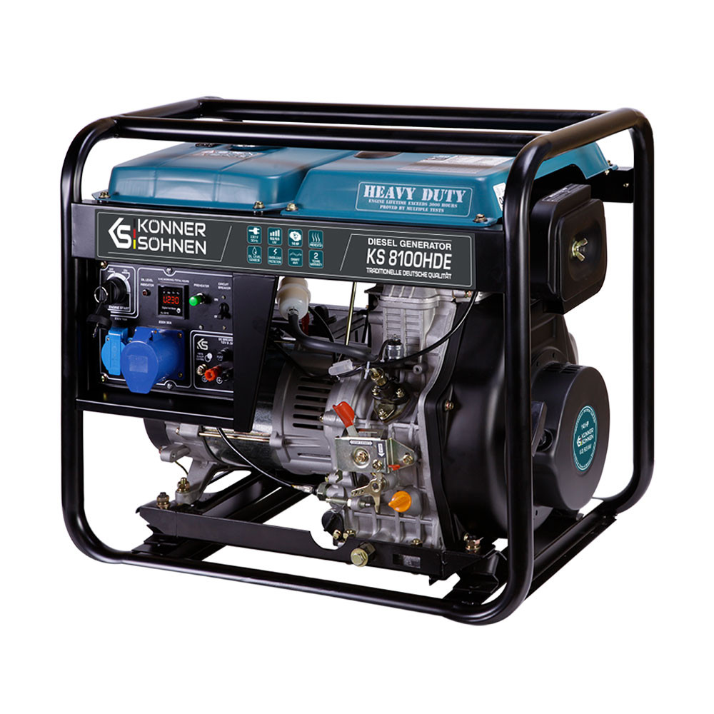 Генератор дизельный Konner&Sohnen 6/6.5 кВт KS 8100HDE