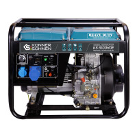 Генератор дизельний Konner&Sohnen 6/6.5 кВт KS 8100HDE
