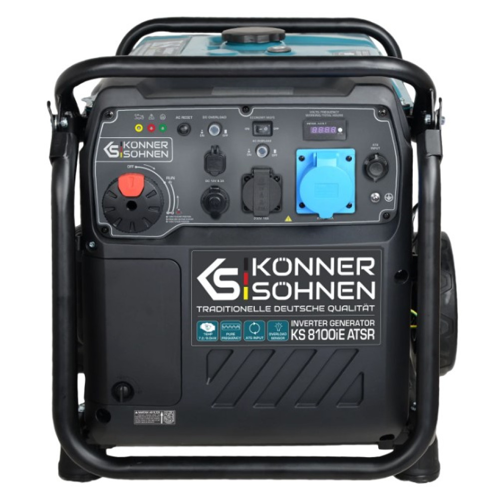Інверторний генератор Konner&Sohnen 8/8.5 кВт KS 8100iE ATSR