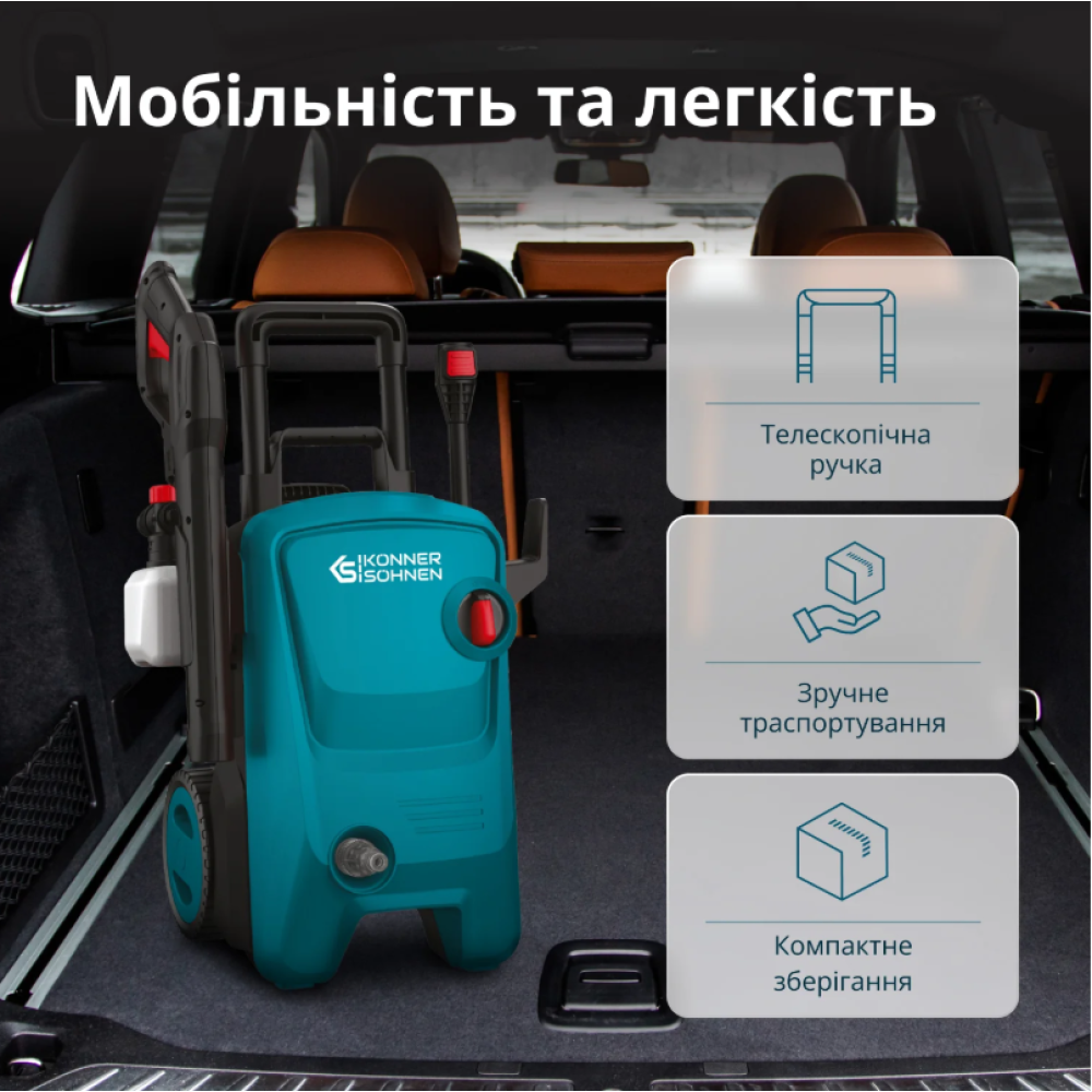 Мийка високого тиску Konner&Sohnen KS PW145V