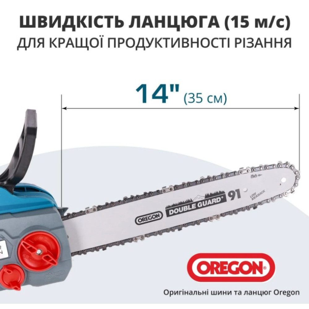 Аккумуляторная цепная пила Konner&Sohnen без АКБ и ЗУ KS CS40V-14