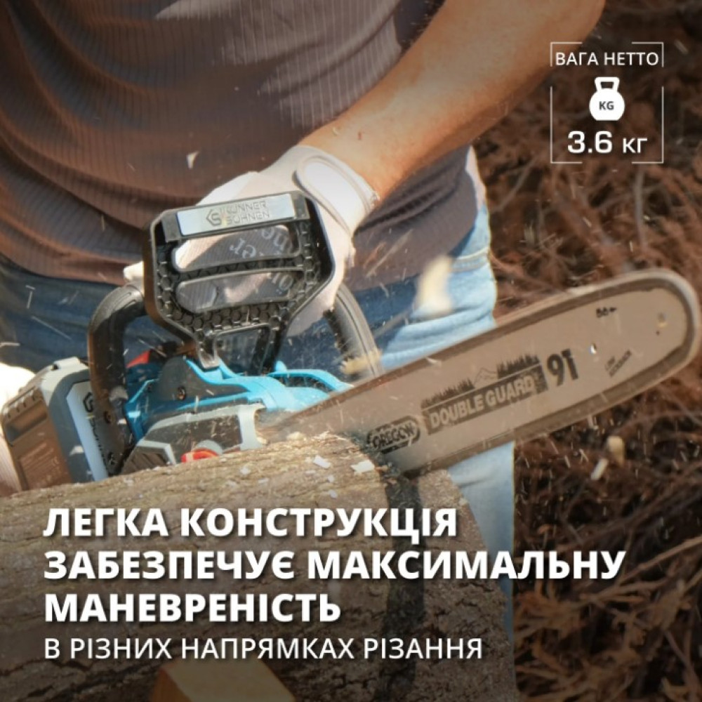 Аккумуляторная цепная пила Konner&Sohnen без АКБ и ЗУ KS CS40V-16