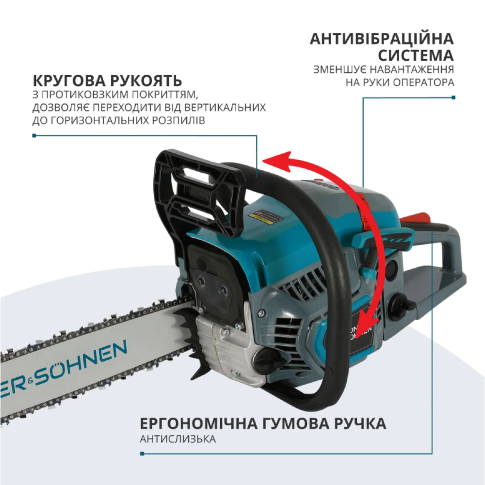 Бензинова пила Konner&Sohnen  KS CS31G-20