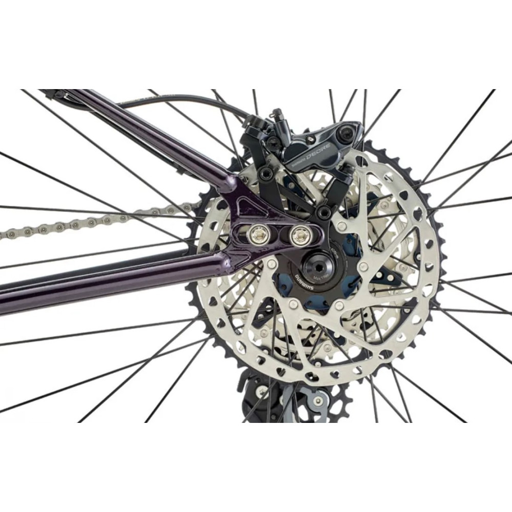 Велосипед гірський Kona Honzo ESD 2022 Gloss Grape Purple S KNA B22HZE01