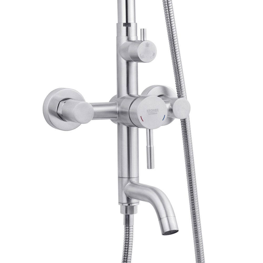 Душевая система Kroner KRP Edelstahl Klassisch - ESG063 CV022977