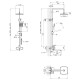 Душевая система Kroner KRP Armada - SCH067 (CV031704)