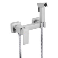 Набор для гигиенического душа со смесителем Kroner KRP Edelstahl Kubus - ESG052 (CV031897)