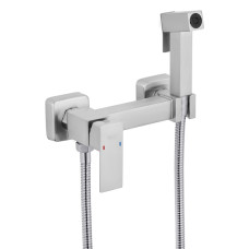 Набор для гигиенического душа со смесителем Kroner KRP Edelstahl Kubus - ESG052 (CV031897)