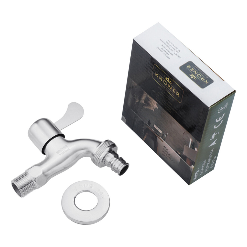 Кран для полива Kroner KRP Edelstahl Klassisch - ESG099 1/2'' УР (CV022964)